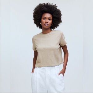 ▪️6/$25▪️ Madewell Boxy Cropped T-Shirt